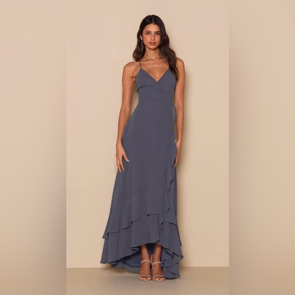 Lulus In Love Forever Dress lace up back - Picture 1 of 5